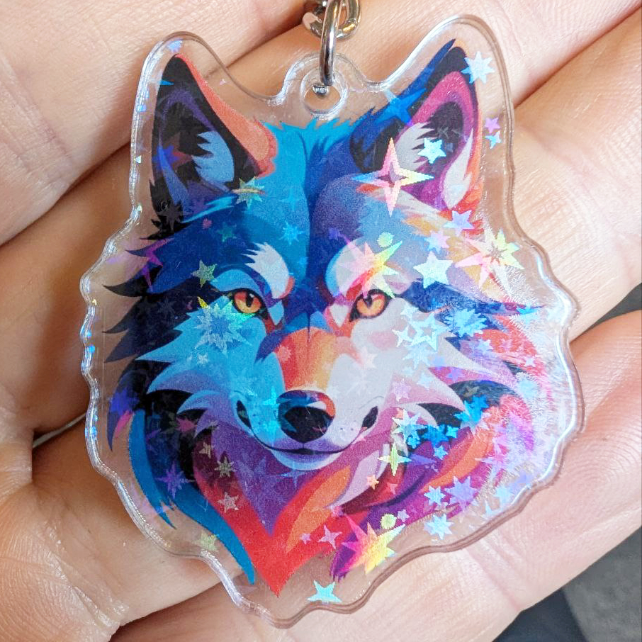 Alternative view of Animal Portrait Keychains